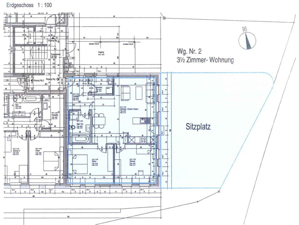 Appartement 3.5 pièces à louer à Madiswil - image 1/9