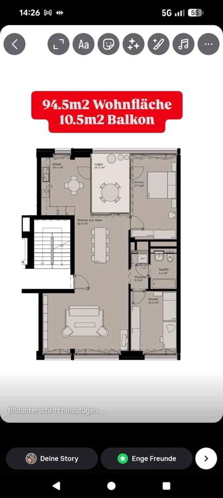 1 rooms Flat-sharing for rent in Zürich - image 1/13