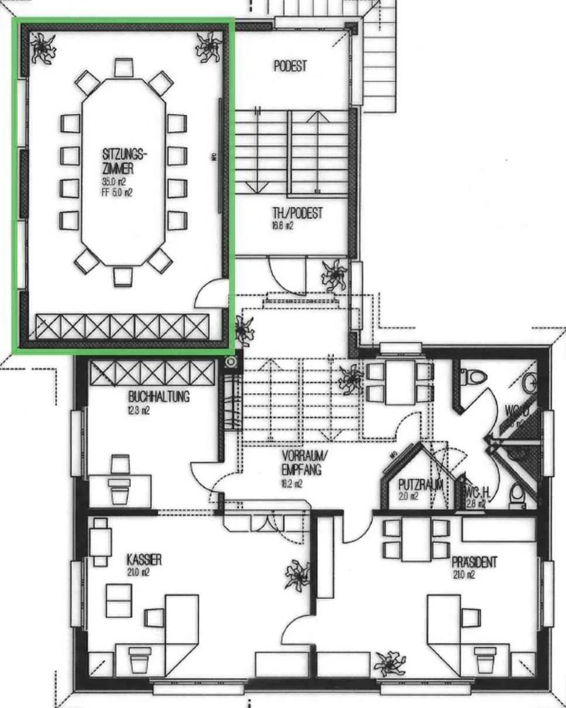 35m² Raum in Gewerbegemeinschaft zu vermieten - Mehr