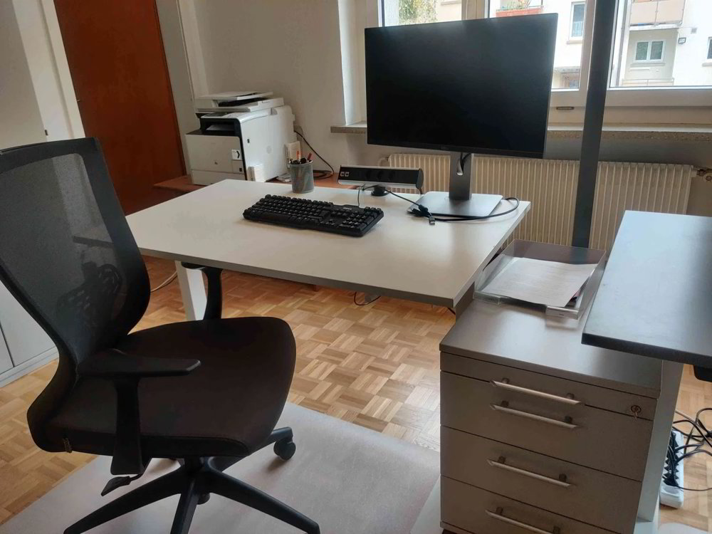 Desk im Coworking-Space mit Parkett & angenehmer Gemeinschaft - Ansicht 2