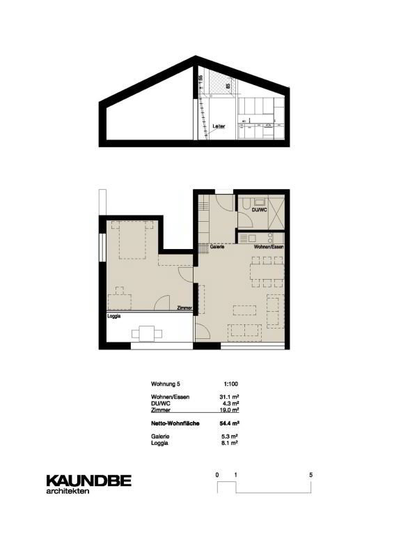 2 rooms Apartment for rent in Sevelen - image 1/9