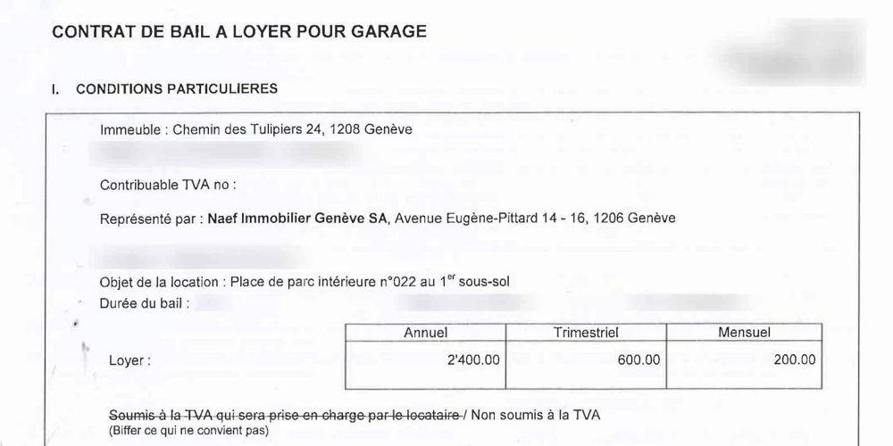 null Zimmer Parkplatz, Garage zu vermieten in Geneva - Bild 1/1