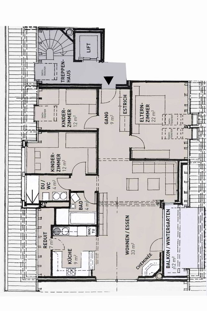 Appartement 4.5 pièces à louer à Untersiggenthal - image 1/7
