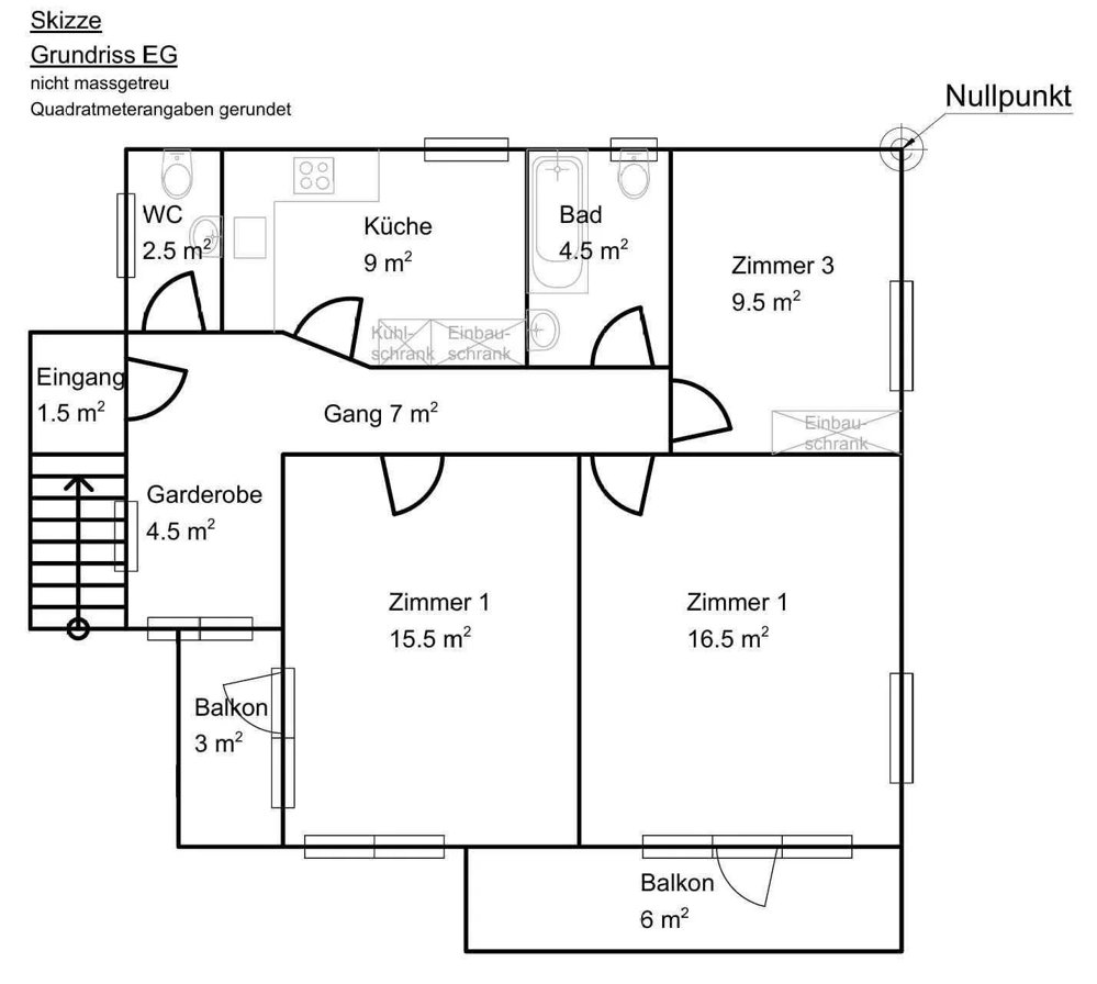 3.5 Zimmer Wohnung zu vermieten in Zermatt - Bild 1/2