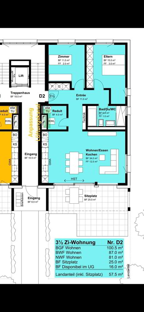 3.5 rooms Apartment for rent in Maienfeld - image 1/10