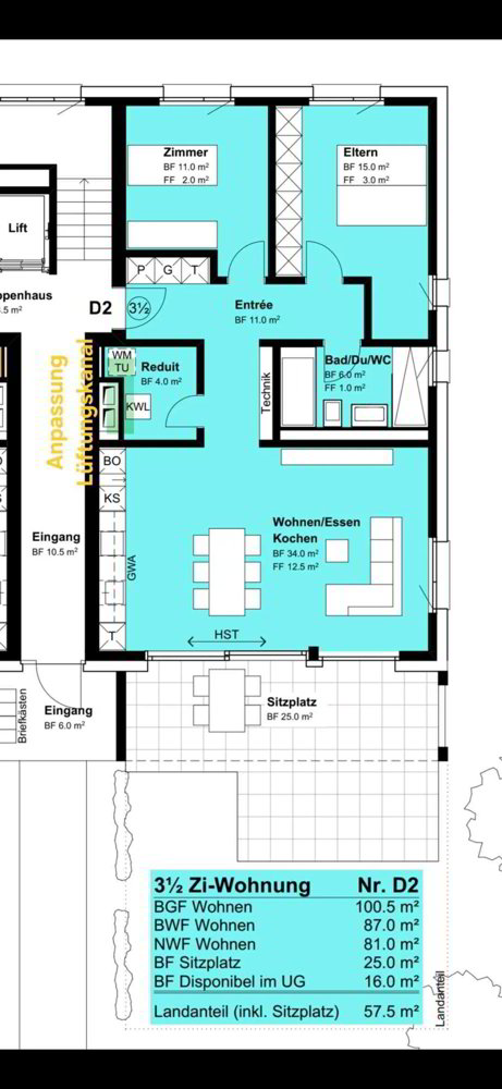3.5 rooms Apartment for rent in Maienfeld - image 1/12
