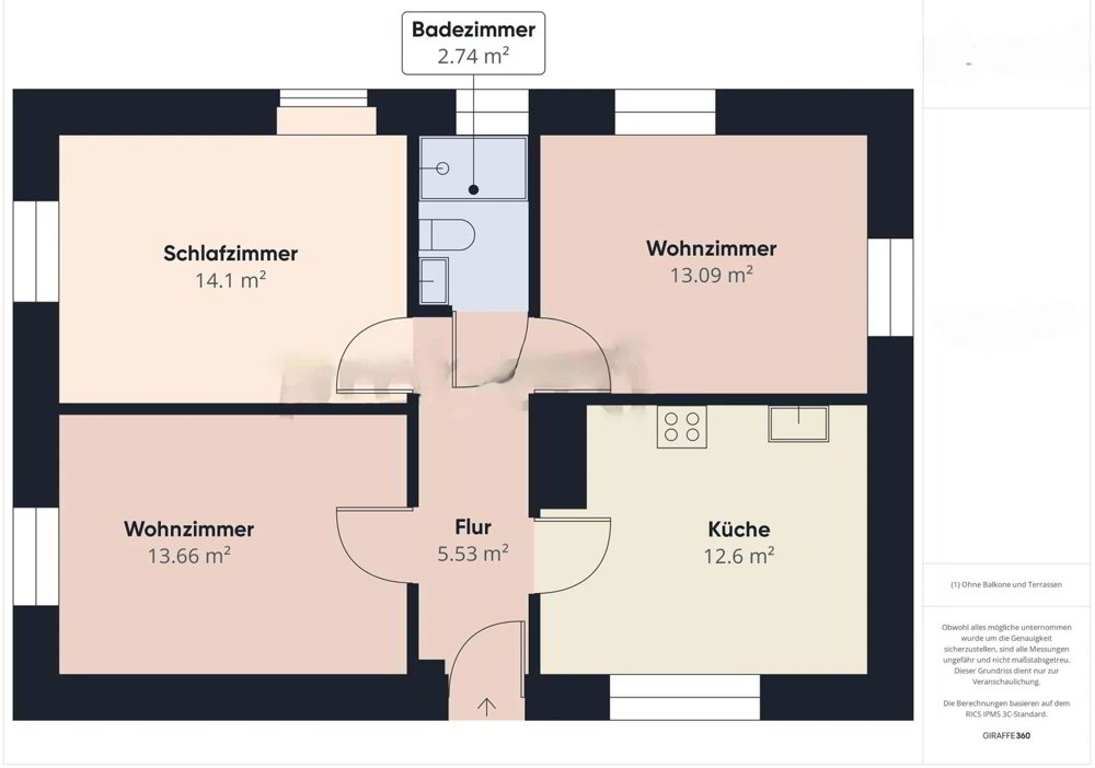 3.5 Zimmer Wohnung zu vermieten in Aedermannsdorf - Bild 1/10