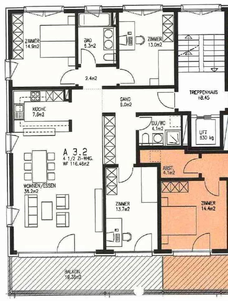 Wohnung – Chur - Ansicht 2