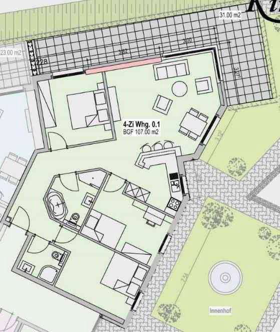Wohnung – Glis - Ansicht 2