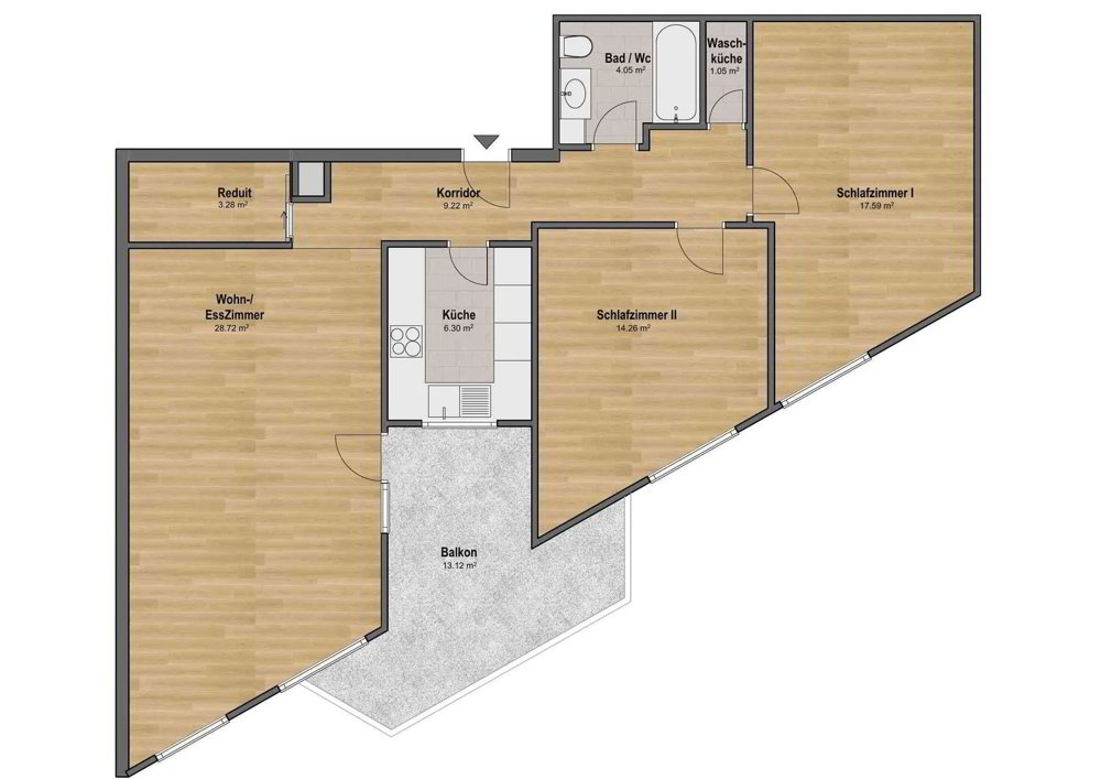 Appartement 3.5 pièces à acheter à Amriswil - image 1/8