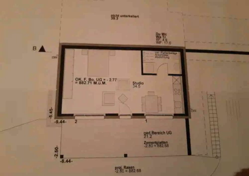 Appartement 1 pièces à louer à Stein SG - image 1/10