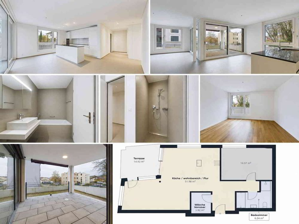 Appartement 2.5 pièces à louer à Mellingen - image 1/9