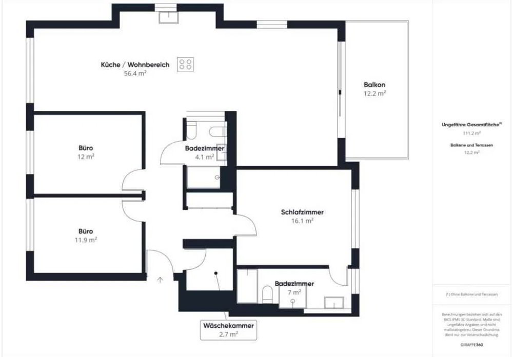 Appartement 4.5 pièces à louer à Braunau - image 1/12