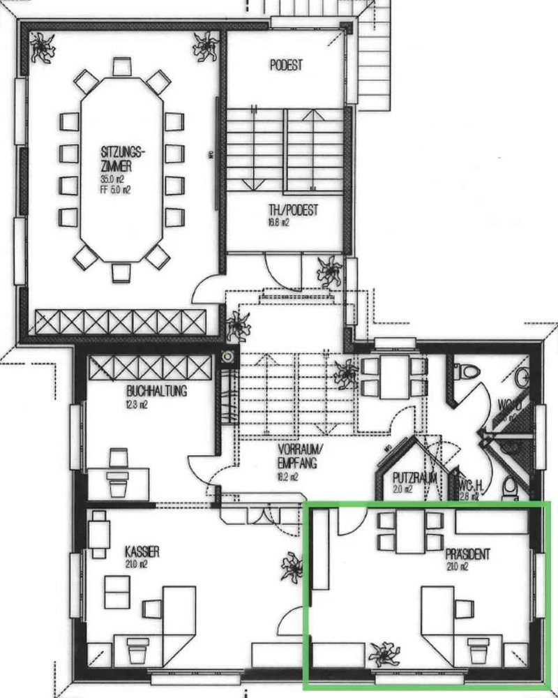 21m² Raum in Gewerbegemeinschaft zu vermieten - Ansicht 4
