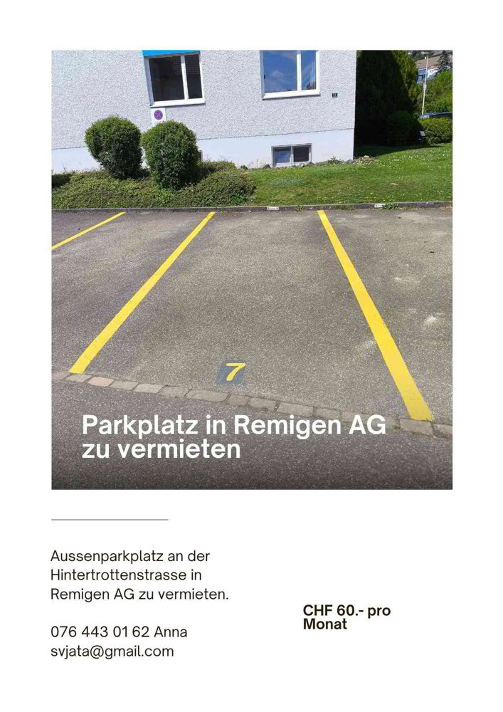 null rooms Car park, garage for rent in Remigen - image 1/1