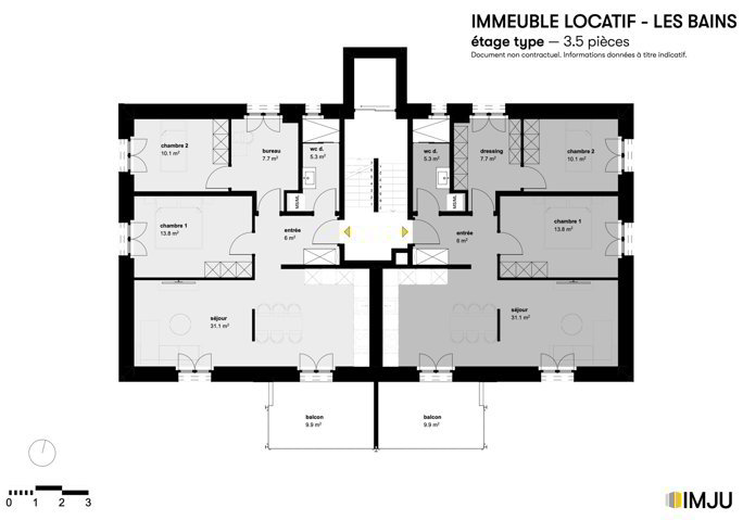 3.5 Zimmer Wohnung zu vermieten in Porrentruy - Bild 1/6