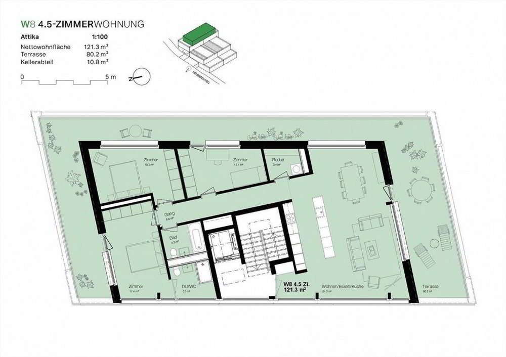 Appartement 4.5 pièces à louer à Therwil - image 1/6
