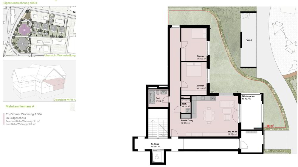 Appartement 3.5 pièces à acheter à Unterstammheim - image 1/6