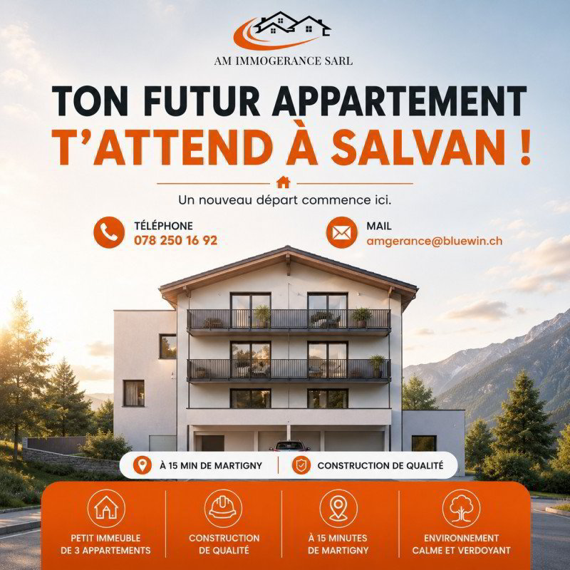 Appartamento di 3.5 locali in vendita a Salvan - immagine 1/1