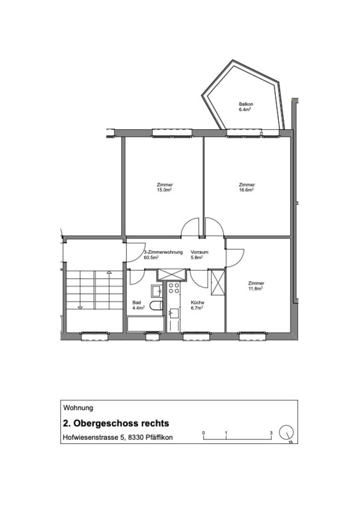 Appartamento di 3 locali in affitto a Pfäffikon ZH - immagine 1/6