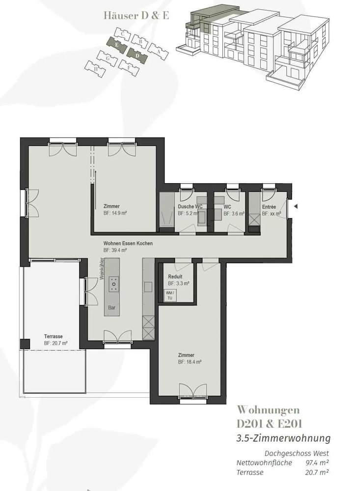 Appartamento di 3.5 locali in affitto a Männedorf - immagine 1/10