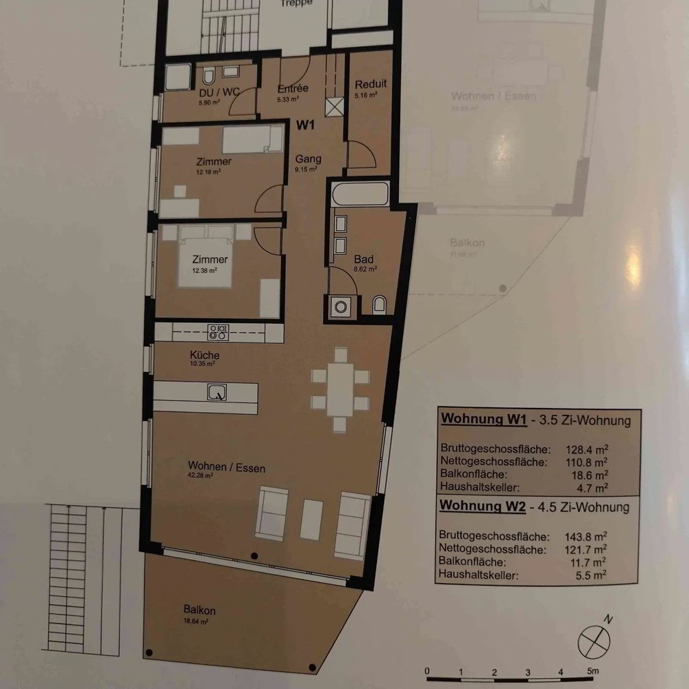 3.5 Zimmer Wohnung zu vermieten in Schönengrund - Bild 1/11