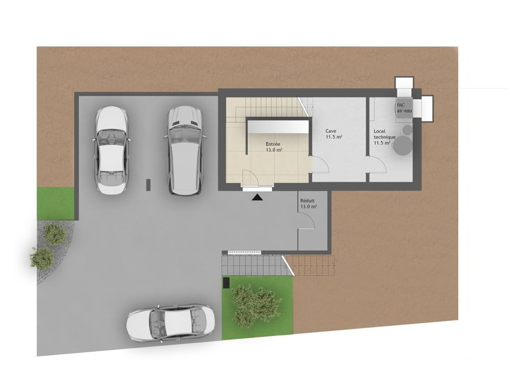 Haus – Corminboeuf - Ansicht 3