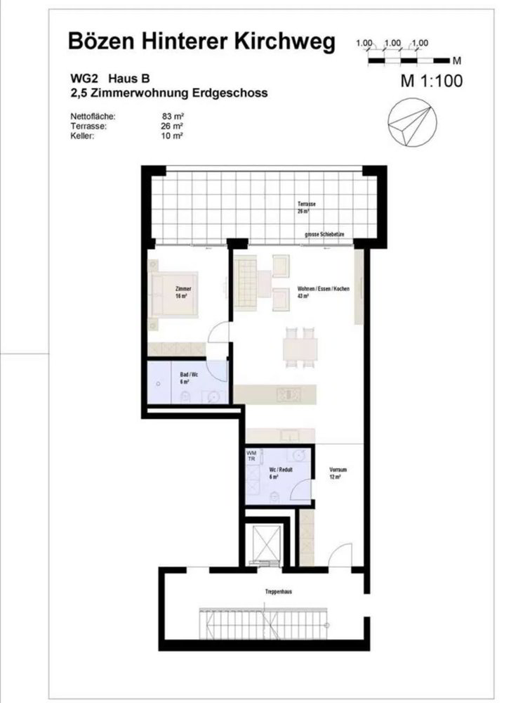 Appartement 2.5 pièces à louer à Bözen - image 1/10