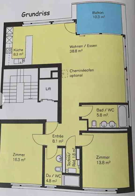 Appartamento di 3.5 locali in affitto a Fällanden - immagine 1/8