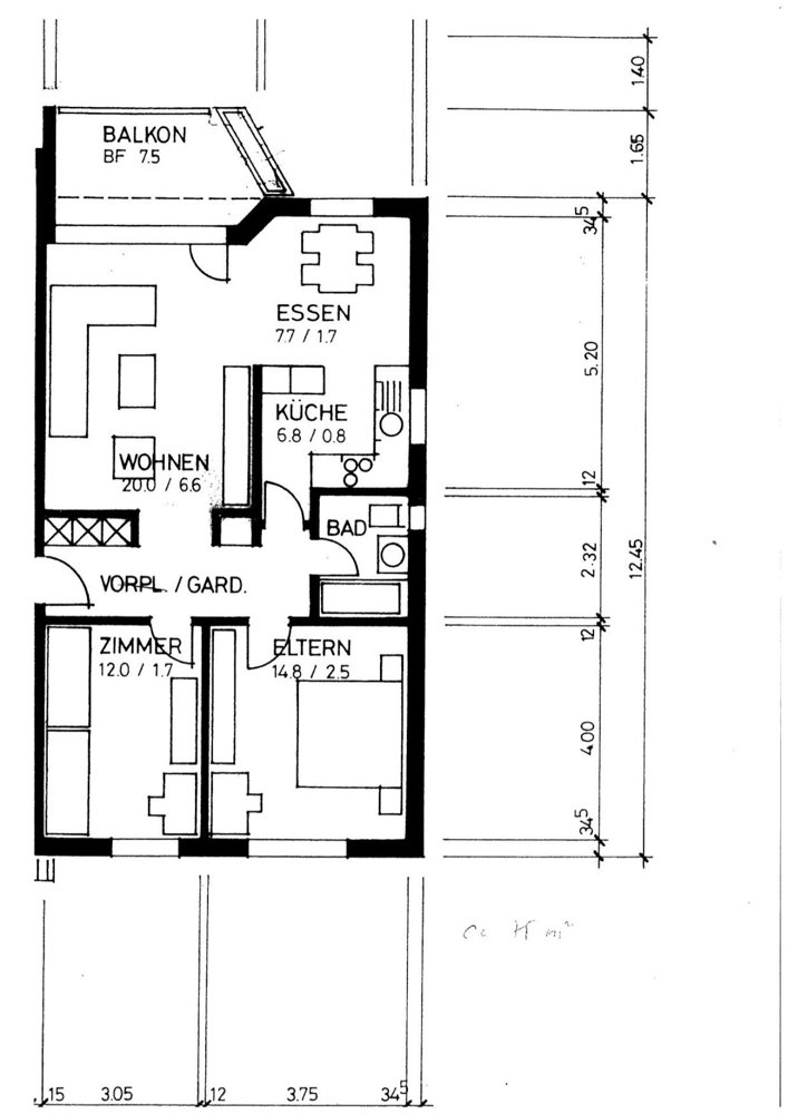 3.5 Zimmer Wohnung zu vermieten in Wängi - Bild 1/13