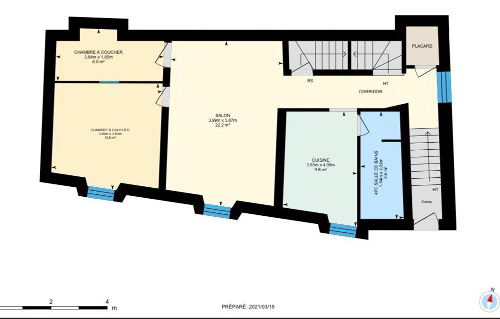 3 rooms Apartment for rent in Vétroz - image 1/2