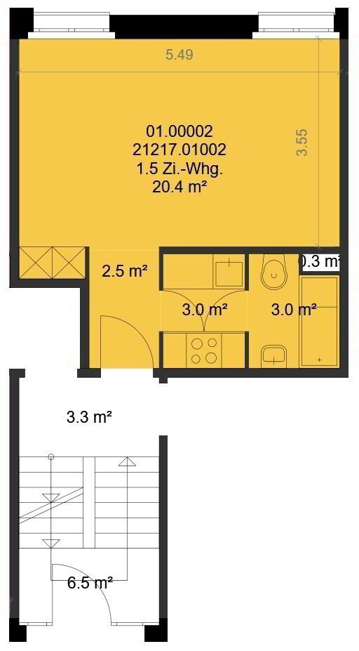 Appartement 1 pièces à louer à Belp - image 1/8