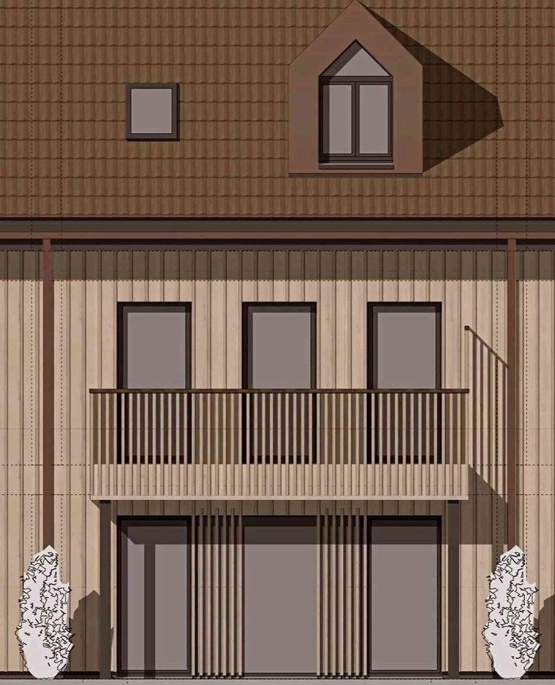 Bauland mit bewilligtem Projekt - Ansicht 3