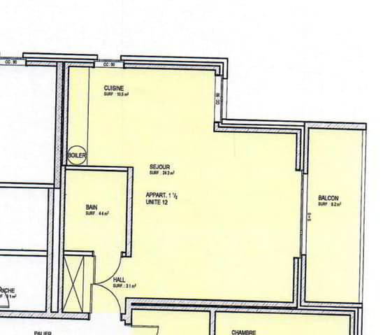 1.5 rooms Apartment to buy in Courtepin - image 1/6