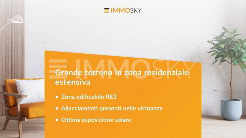 Grande particella RE3 in zona residenziale estensiva - Ansicht 5