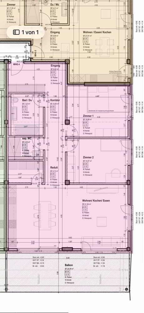 3.5 rooms Apartment for rent in Trimbach - image 1/12