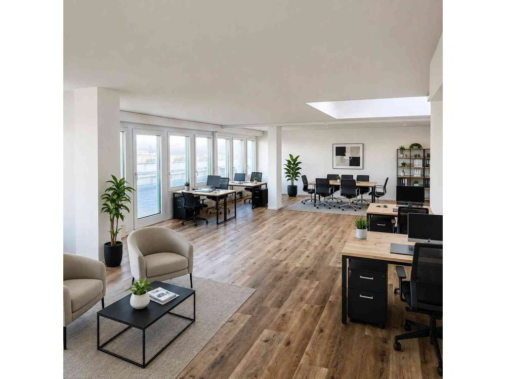 Helles Attika-Grossraumbüro 90 m² mit Dachterrasse, 4. OG Fällanden - Ansicht 5
