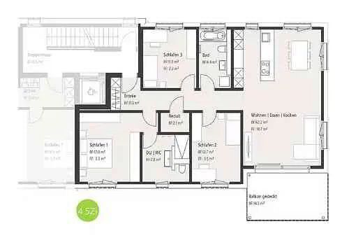 Appartamento di 4.5 locali in affitto a Wilen b. Wil - immagine 1/5