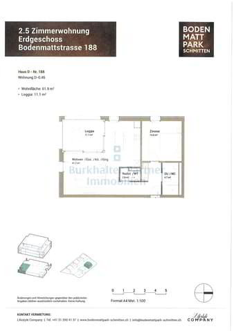 Appartement 2.5 pièces à louer à Schmitten FR - image 1/7