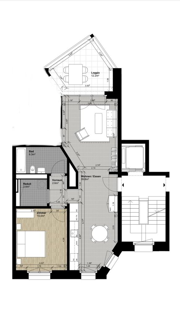 Appartamento di 2 locali in affitto a Zurigo - immagine 1/9