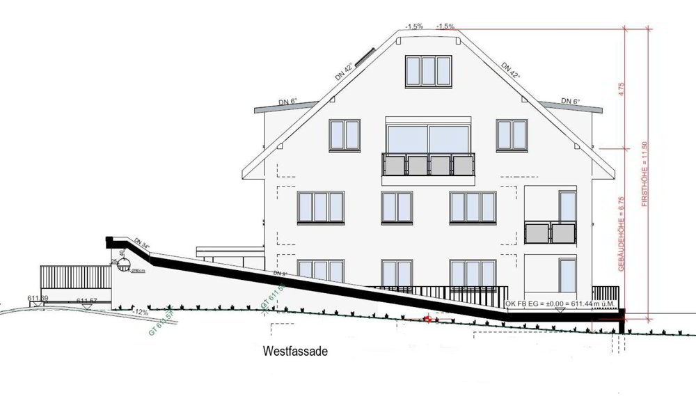 Appartamento di 4.5 locali in affitto a Bronschhofen - immagine 1/11