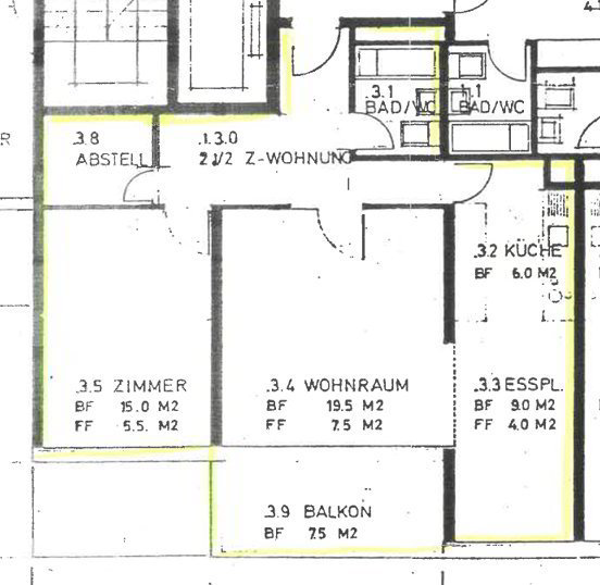 2 Zimmer Wohnung zu vermieten in Zürich - Bild 1/7