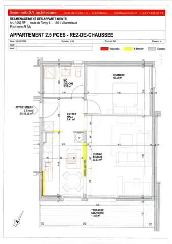 Appartement 2.5 pièces à louer à Villarimboud - image 1/2