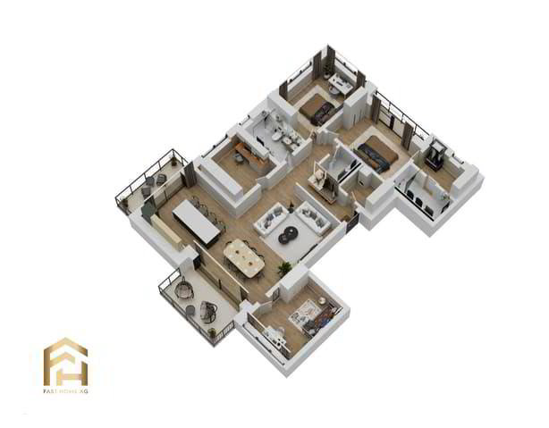 Wohnung – Unterbäch VS - Ansicht 2