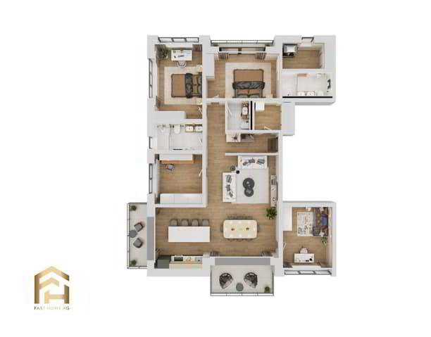 Wohnung – Unterbäch VS - Ansicht 3