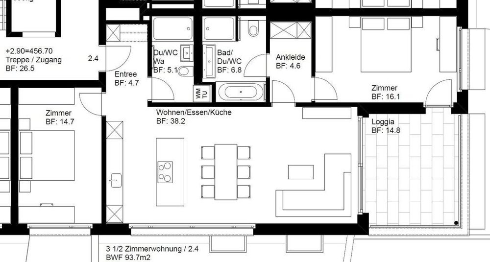 Wohnung – Zeihen - Ansicht 2