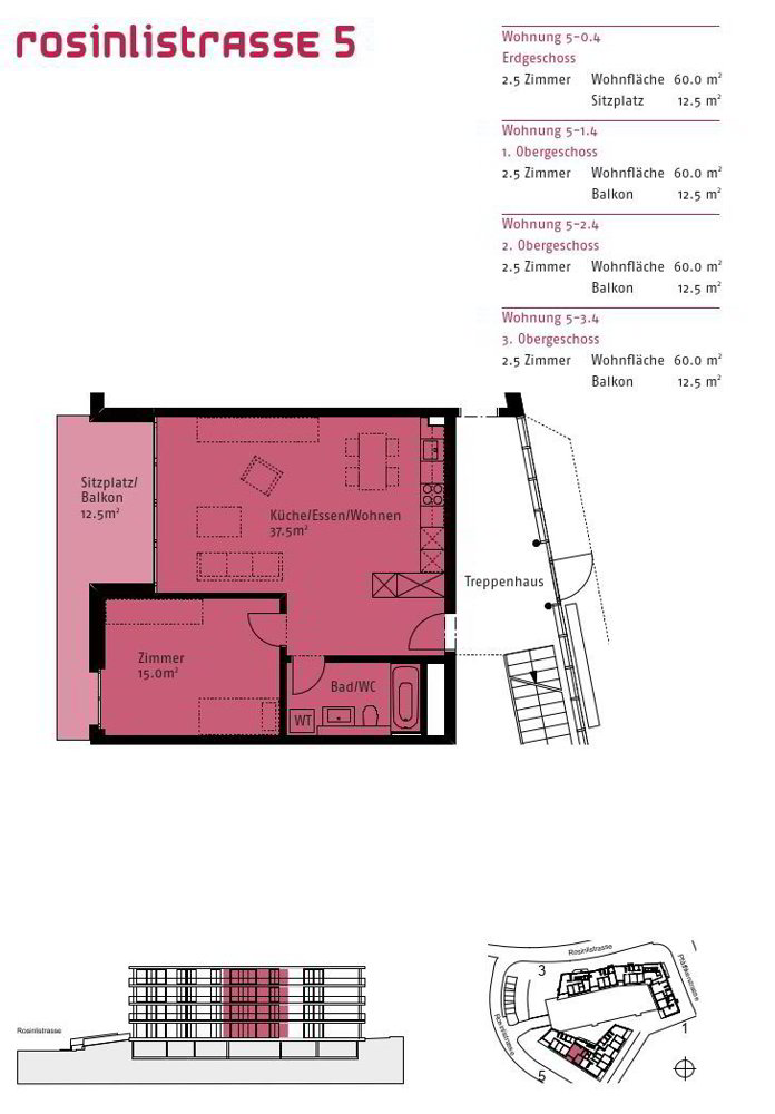 2.5 Zimmer Wohnung zu vermieten in Wetzikon ZH - Bild 1/9