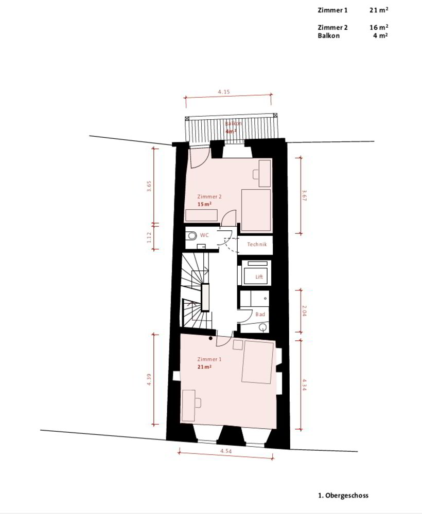Appartement 1 pièces à louer à Stein am Rhein - image 1/17