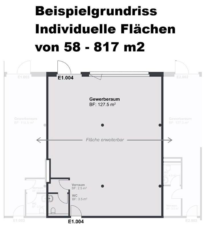 null Zimmer Büro zu vermieten in St. Gallen - Bild 1/4