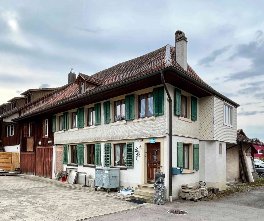 Historisches Bauernhaus mit Gewerbe